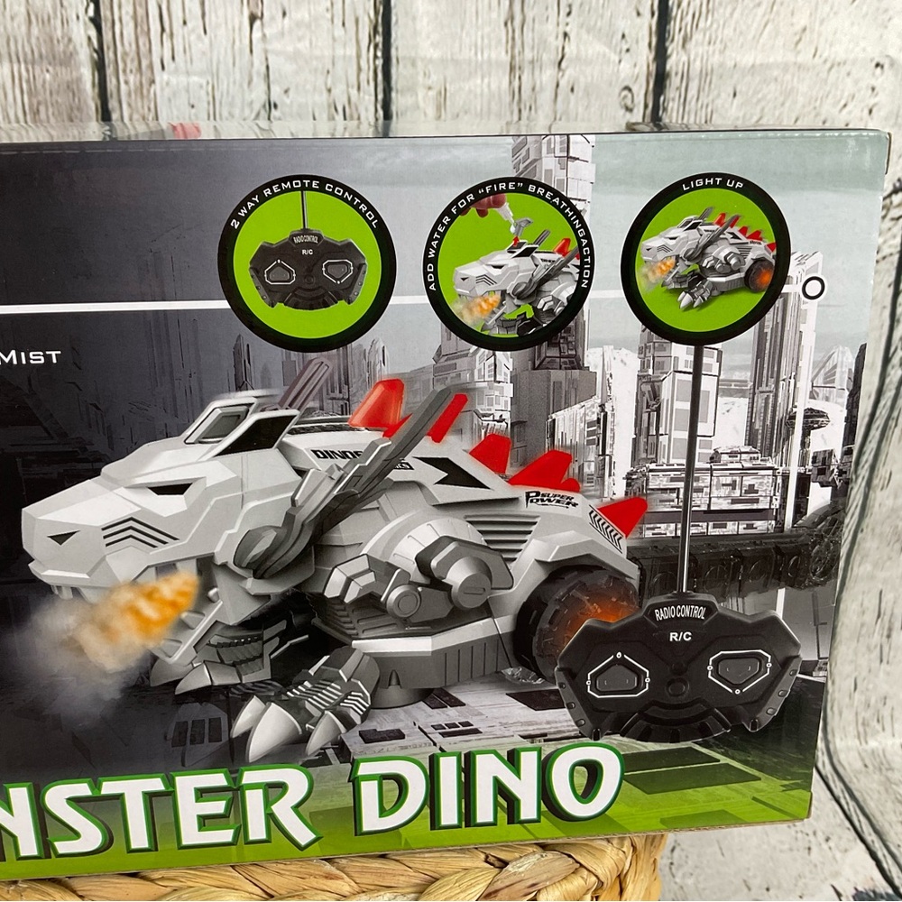 Vivitar Robo RC Monster Dino Fire Breathing Remote Control Dinosaur New - Picture 8 of 8
